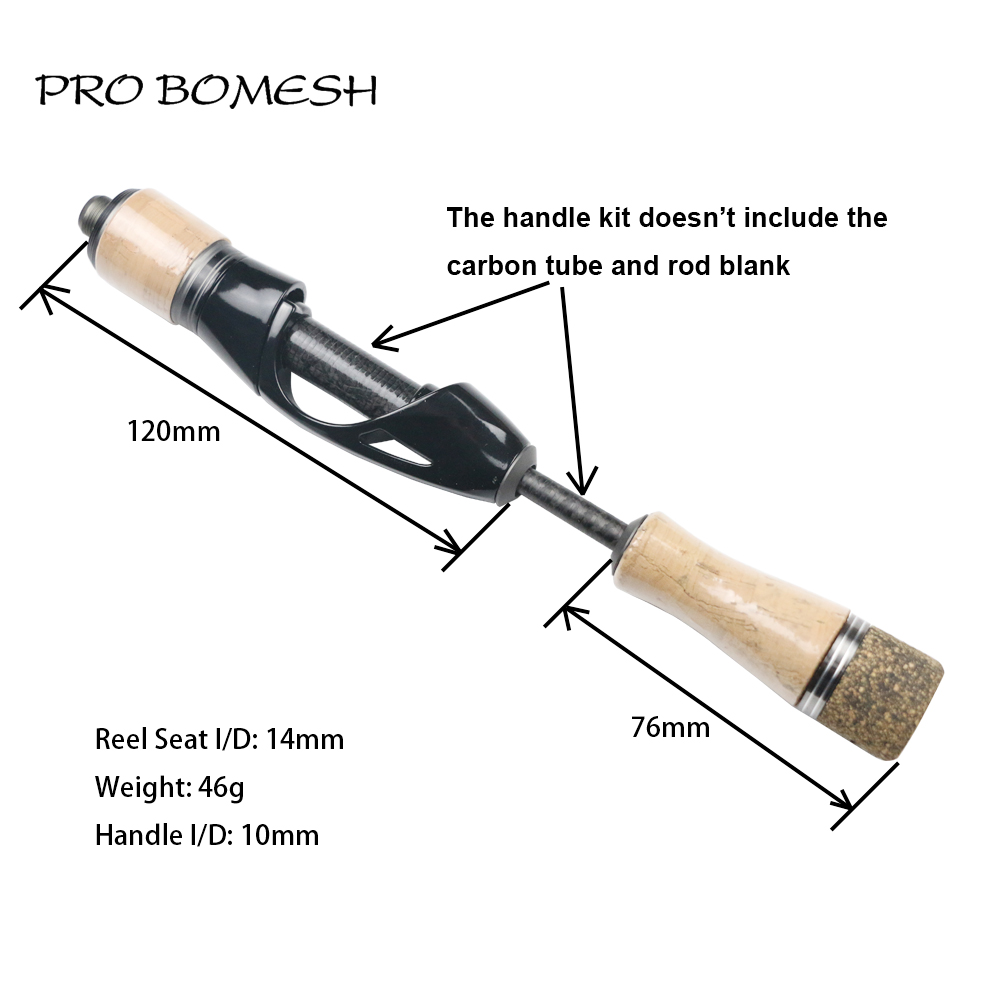 Ice Fishing Reel - Pro Bomesh 1 Set Kurk Handvat
