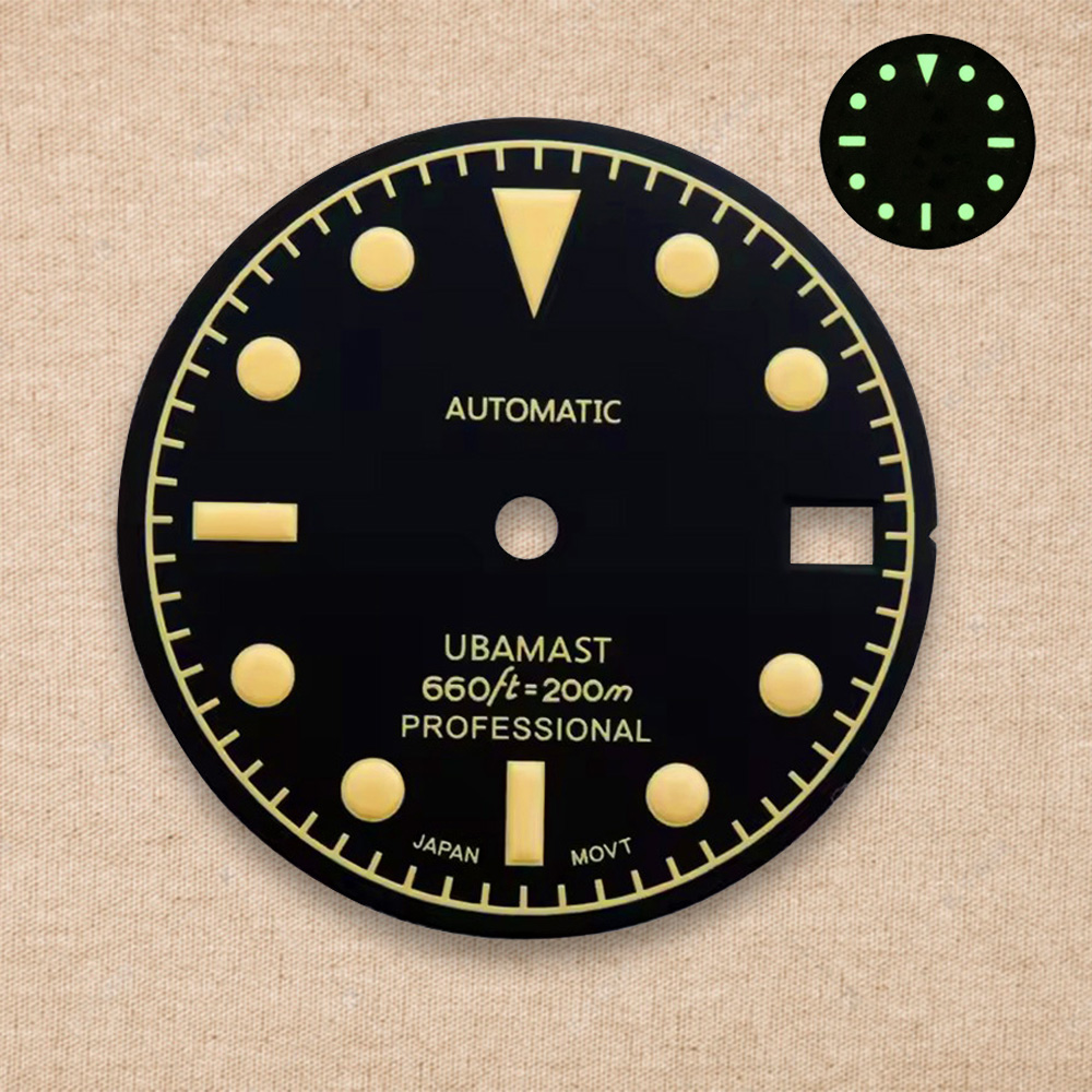 28,5 mm S-logo Retro wijzerpla - Reel Case recensie en prijs