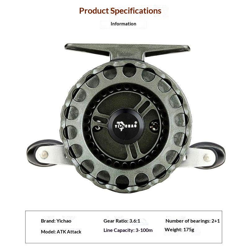 YI CHAO Atk Raft Visserijmolen - Ice Fishing Reel recensie en prijs